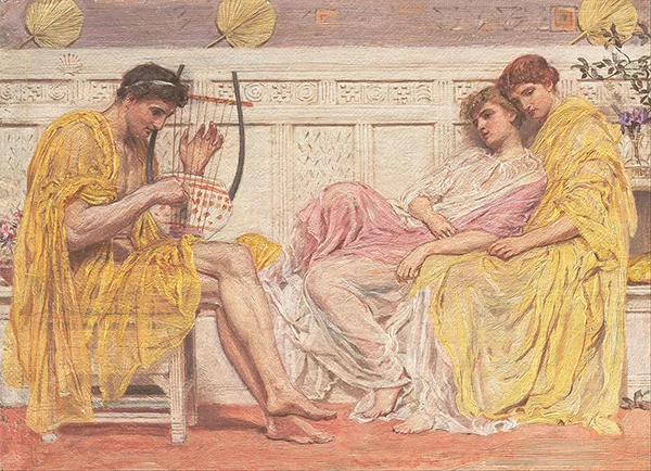 A Musician By Albert Joseph Moore