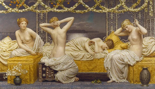 A Summer Night 1887 By Albert Joseph Moore
