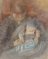 Mother and Child 1914 By Beatrice How