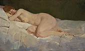 Lying Nude By George Hendrik Breitner