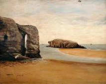 Chapel Rock Perranporth 1897 By Charles David Jones Bryant