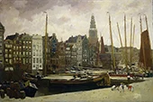 The Damrak Amsterdam By George Hendrik Breitner