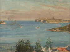 Looking Towards Sydney Heads from the North of the City 1922 By Charles David Jones Bryant