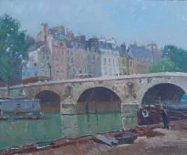 Paris Bridge By Charles David Jones Bryant