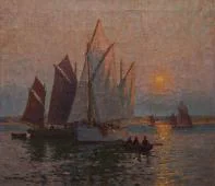 Twilight Moon By Charles David Jones Bryant