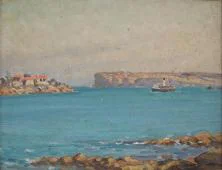 View of Sydney Harbour from Manly By Charles David Jones Bryant