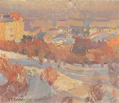 Helsinki Winter Morning 1913 By Oskari Paatela