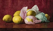 Still Life with Wrapped Lemons c1895 By William McCloskey