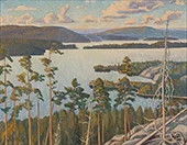 Landscape from Lake Paijanne By Oskari Paatela