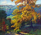 Fall Landscape By Harriet Randall Lumis
