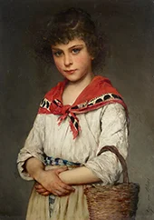 A Neapolitan Girl By Eugene de Blass