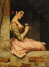 A Rose By Eugene de Blass