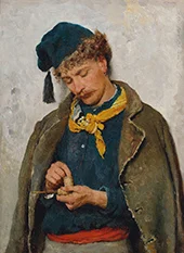 A Soldier 1884 By Eugene de Blass