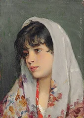 A Venetian Beauty 1865 By Eugene de Blass
