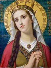 Saint Elizabeth of Hungary By Hugues Merle