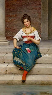 The Love Letter 1902 By Eugene de Blass