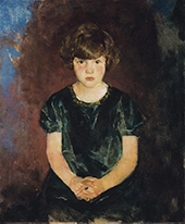 Portrait of a Little Girl By Charles Webster Hawthorne