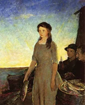 The Fisherman's Daughter 1912 By Charles Webster Hawthorne