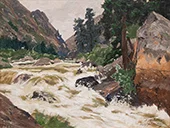 A Sketch 1907 By Charles Partridge Adams