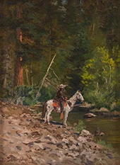 Trail on Mancos Creek By Charles Partridge Adams