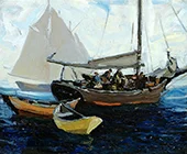 Fishermen Monhegan By Eric Hudson