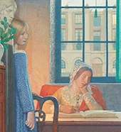 Evening in London 1920 By Frederick Cayley Robinson