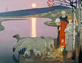 Pastoral 1923 By Frederick Cayley Robinson