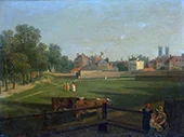 A Western View of Part of Westminster and Bird Cage Walk Taken from the Mill House By George Arnald