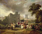 Charles I Demanding Entrance at the Beverley Gate By George Arnald