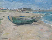 Boats on a Beach By Gad Frederik Clement