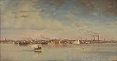 View of Cambridge from the Inner Basin 1880 By Ernest Wadsworth Longfellow
