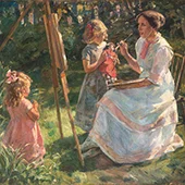 Artist's Garden 1920 By Gad Frederik Clement