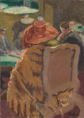 The Fur Cape By Walter Richard Sickert