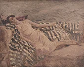 Young Lady Reclining on a Sofa By Walter Richard Sickert