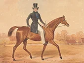 H Grant on Horseback By Henry Alken