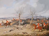 Hunting Scene in Full Cry 1840 By Henry Alken