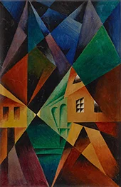 The Street 1919 By Georg Scholz