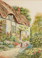 Cottage Garden 1894 By Helen Allingham