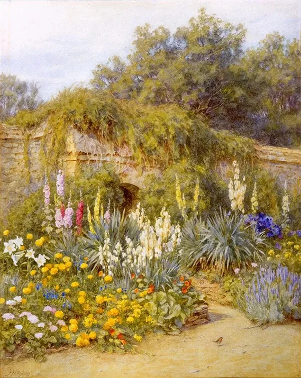 Gertrude Jekyll's Garden Munstead Wood By Helen Allingham
