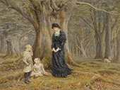 The Lady of the Manor 1880 By Helen Allingham
