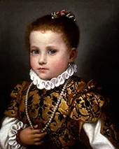 Little Girl from the House Redetti By Giovanni Battista Moroni