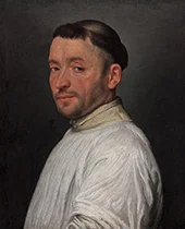 Portrait of a Camaldolese By Giovanni Battista Moroni