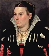 Portrait of a Lady By Giovanni Battista Moroni