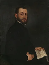 Portrait of a Man 1565 By Giovanni Battista Moroni