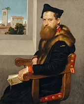 Portrait of Bartolomeo Bonghi By Giovanni Battista Moroni