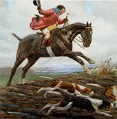 Hunting Tayaut By Cecil Aldin