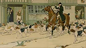 Untitled Hunting Scene By Cecil Aldin