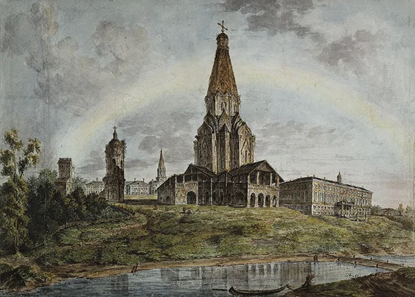 Panoramic View of Kolomenskoye By Fyodor Alekseyev