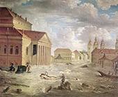 The St Petersburg Flood 1824 By Fyodor Alekseyev