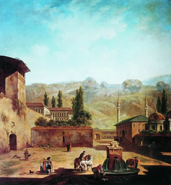 View of the City of Bakhchisarai 1790 By Fyodor Alekseyev